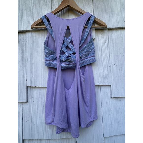 Lululemon Ready & Go Tank Top Medium Support Built-In Bra Luxtreme Size 6 - Picture 6 of 8